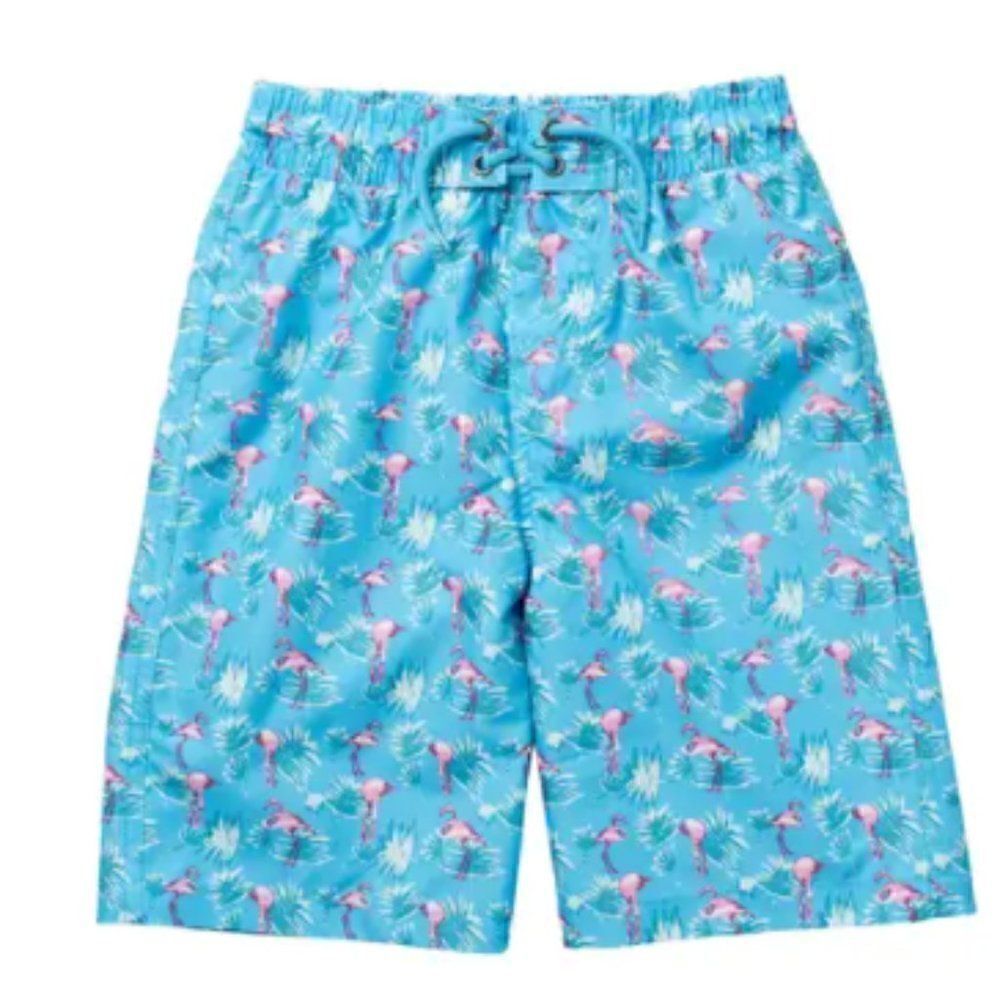 Beach Bros. Flamingo Swim Trunks Midnight Blue